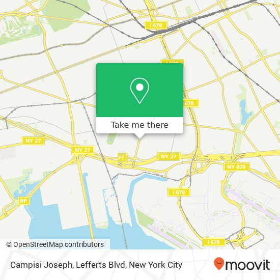 Mapa de Campisi Joseph, Lefferts Blvd