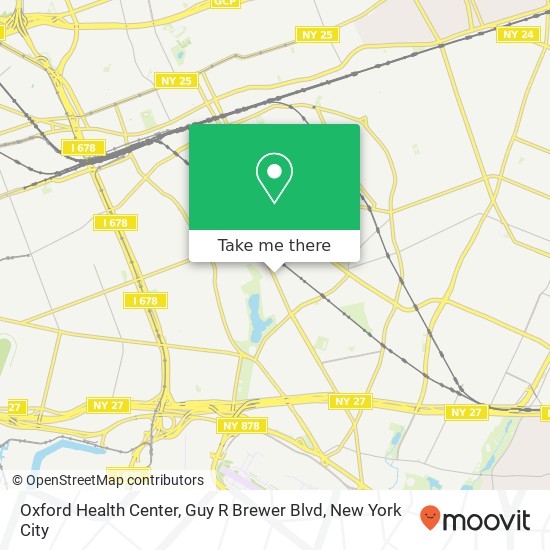Oxford Health Center, Guy R Brewer Blvd map