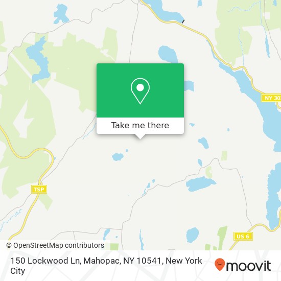 Mapa de 150 Lockwood Ln, Mahopac, NY 10541