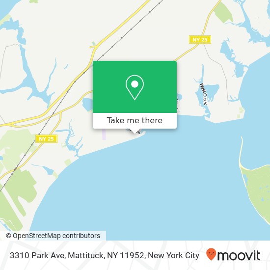 3310 Park Ave, Mattituck, NY 11952 map