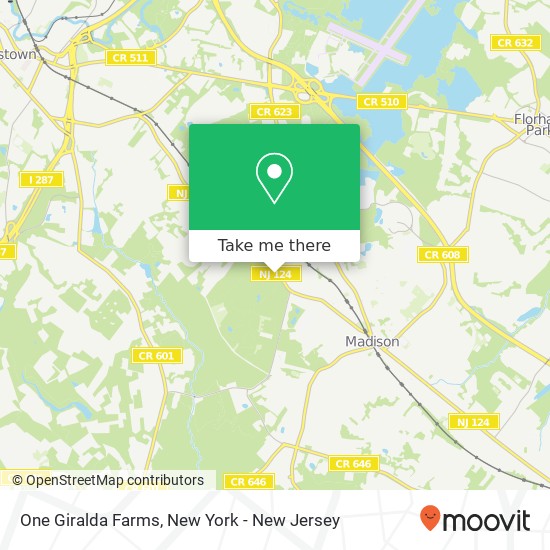 One Giralda Farms map