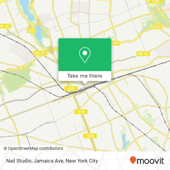 Mapa de Nail Studio, Jamaica Ave