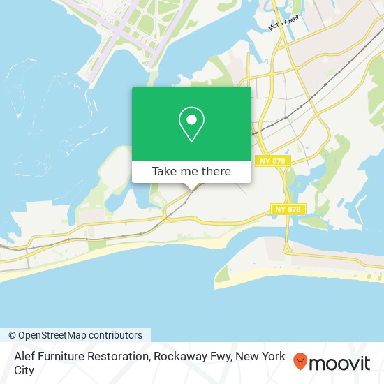 Alef Furniture Restoration, Rockaway Fwy map