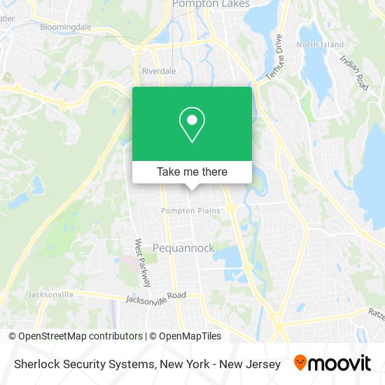 Sherlock Security Systems map