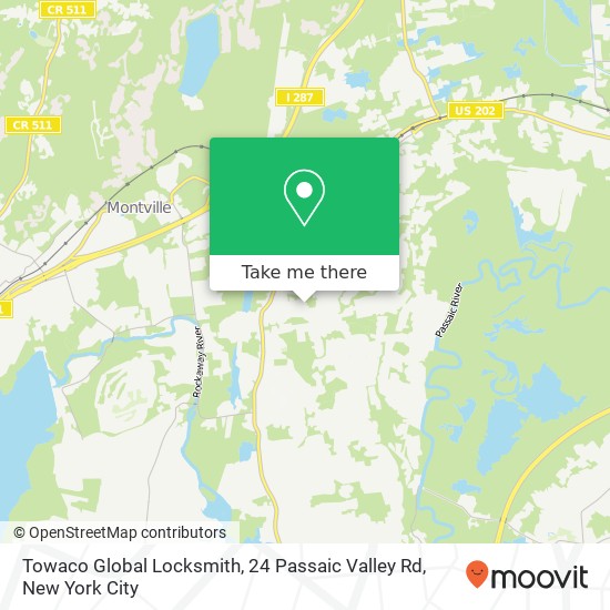 Towaco Global Locksmith, 24 Passaic Valley Rd map