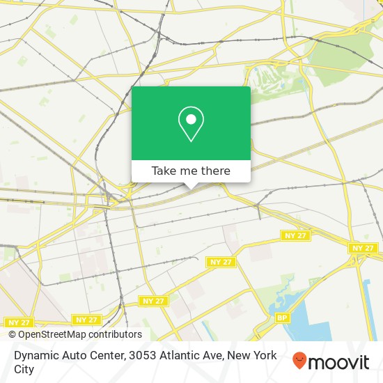 Mapa de Dynamic Auto Center, 3053 Atlantic Ave