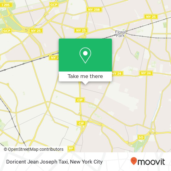 Mapa de Doricent Jean Joseph Taxi