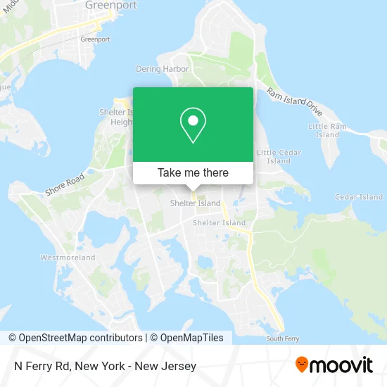 N Ferry Rd map