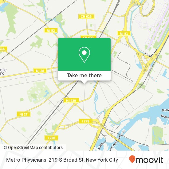 Mapa de Metro Physicians, 219 S Broad St