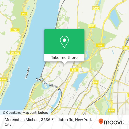 Mapa de Merenstein Michael, 3636 Fieldston Rd