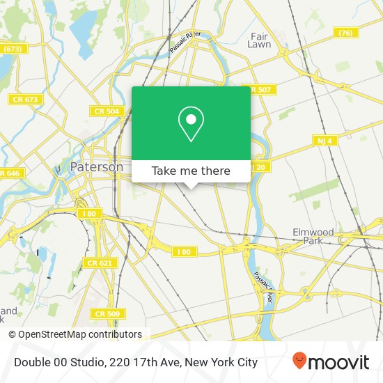 Double 00 Studio, 220 17th Ave map