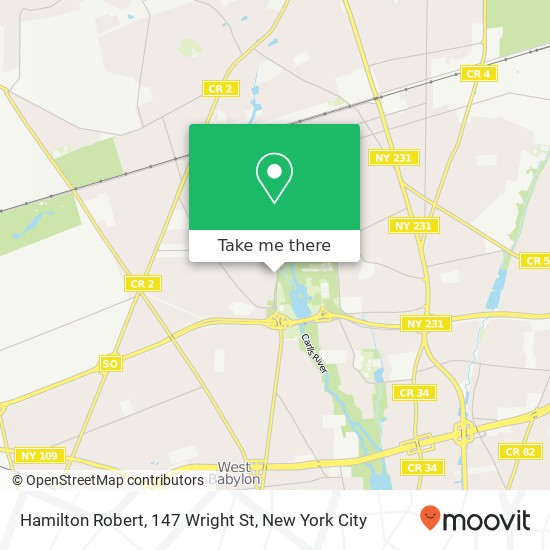 Hamilton Robert, 147 Wright St map