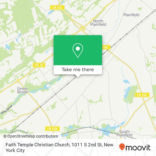 Mapa de Faith Temple Christian Church, 1011 S 2nd St