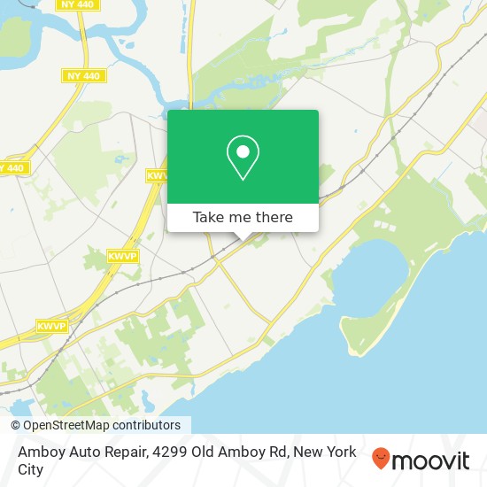 Mapa de Amboy Auto Repair, 4299 Old Amboy Rd