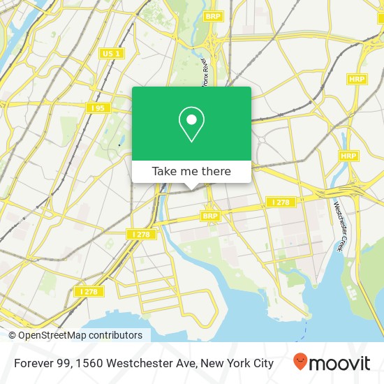 Forever 99, 1560 Westchester Ave map