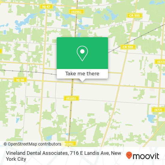 Vineland Dental Associates, 716 E Landis Ave map