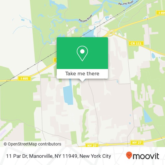 Mapa de 11 Par Dr, Manorville, NY 11949