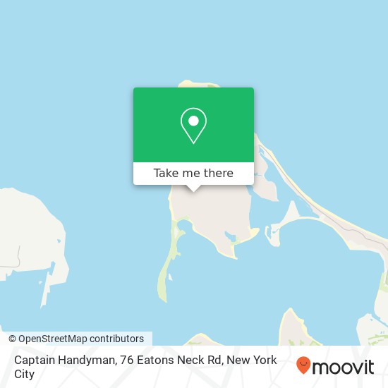 Mapa de Captain Handyman, 76 Eatons Neck Rd