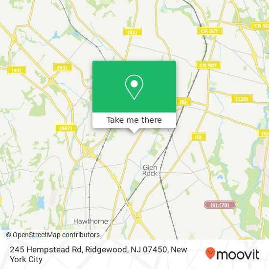 245 Hempstead Rd, Ridgewood, NJ 07450 map