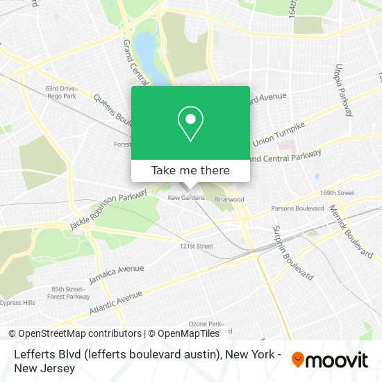 Lefferts Blvd (lefferts boulevard austin) map