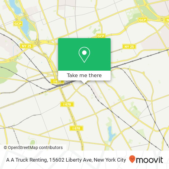 A A Truck Renting, 15602 Liberty Ave map