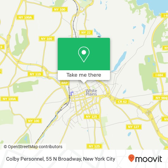 Mapa de Colby Personnel, 55 N Broadway