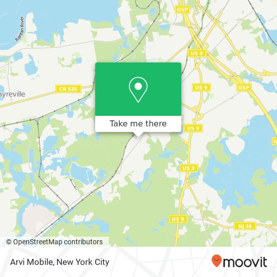 Arvi Mobile map