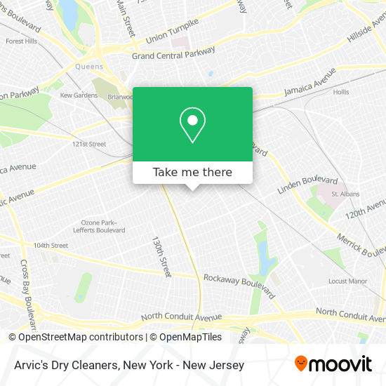 Arvic's Dry Cleaners map
