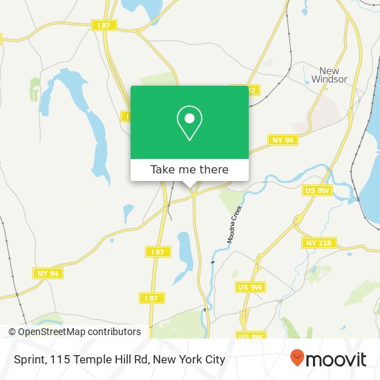 Sprint, 115 Temple Hill Rd map