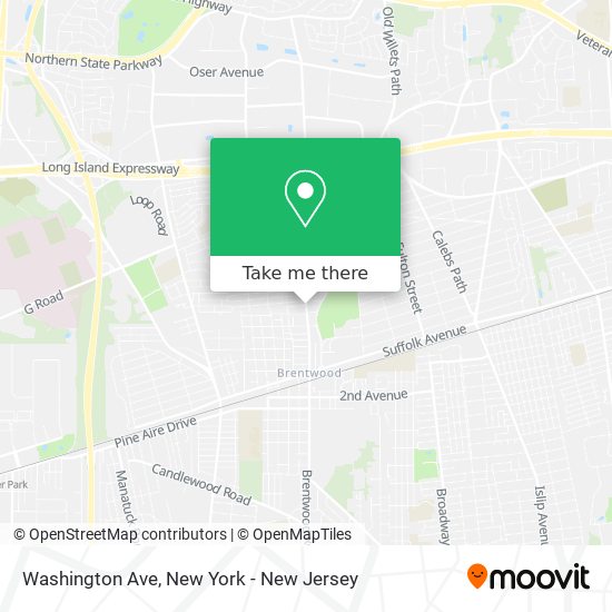 Mapa de Washington Ave