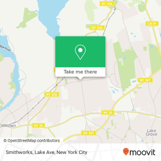Smithworks, Lake Ave map