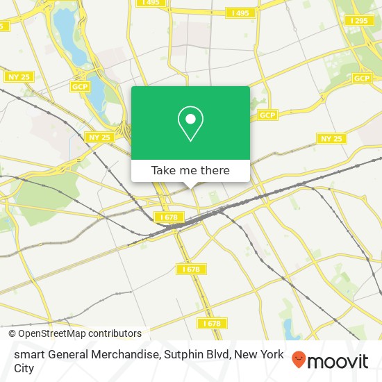 Mapa de smart General Merchandise, Sutphin Blvd