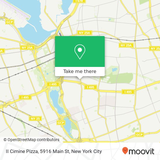 Mapa de II Cimine Pizza, 5916 Main St
