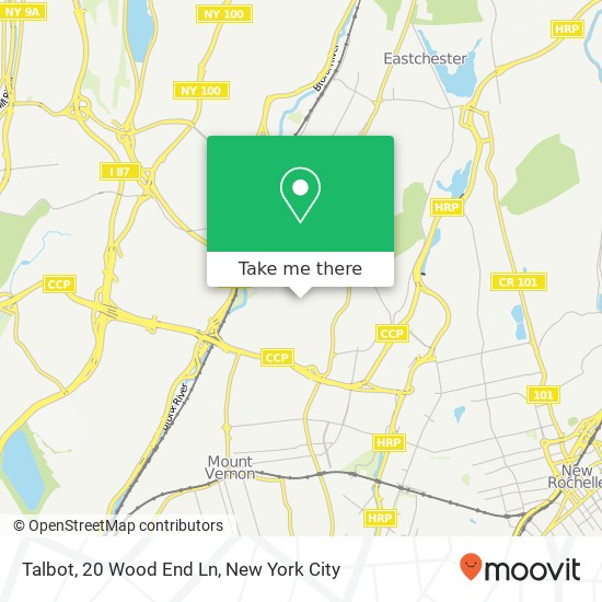 Talbot, 20 Wood End Ln map