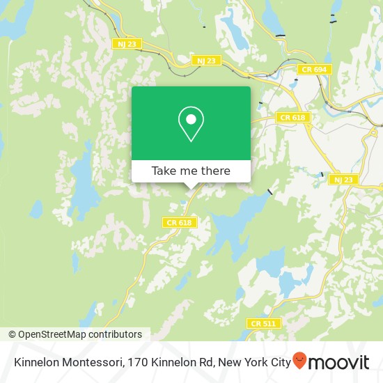Mapa de Kinnelon Montessori, 170 Kinnelon Rd