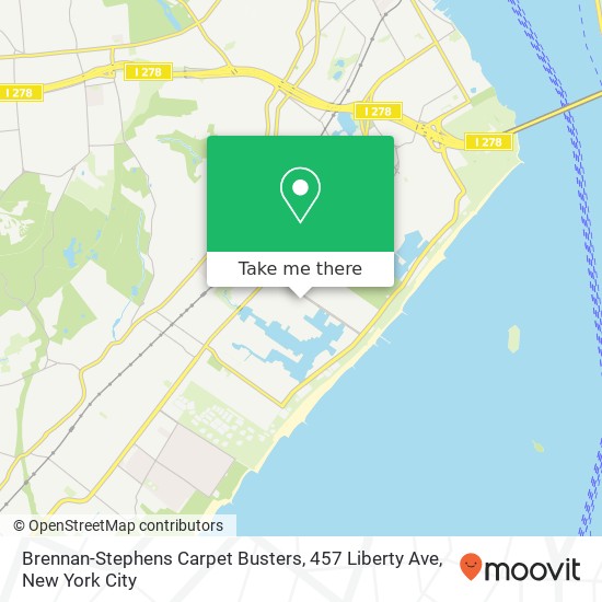 Mapa de Brennan-Stephens Carpet Busters, 457 Liberty Ave