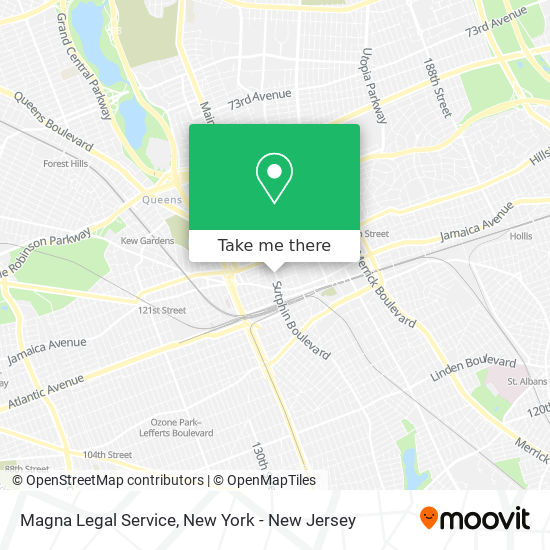 Magna Legal Service map