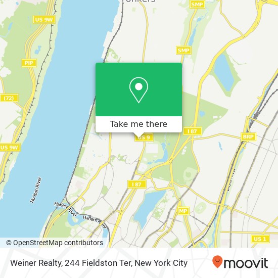 Mapa de Weiner Realty, 244 Fieldston Ter