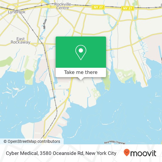 Mapa de Cyber Medical, 3580 Oceanside Rd