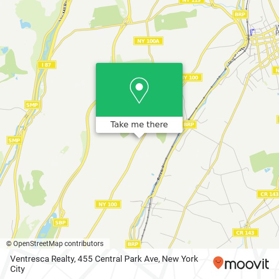 Ventresca Realty, 455 Central Park Ave map