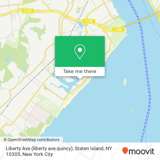 Mapa de Liberty Ave (liberty ave quincy), Staten Island, NY 10305
