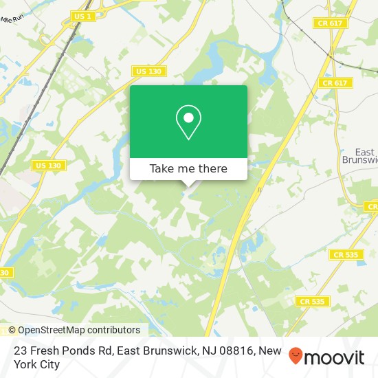 23 Fresh Ponds Rd, East Brunswick, NJ 08816 map