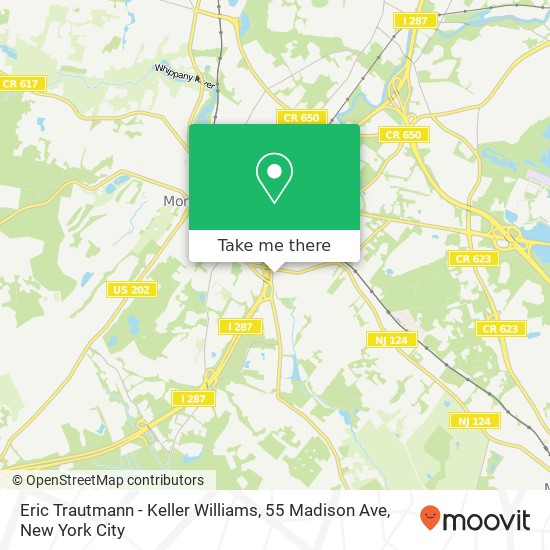 Eric Trautmann - Keller Williams, 55 Madison Ave map