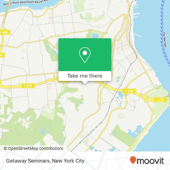 Getaway Seminars map