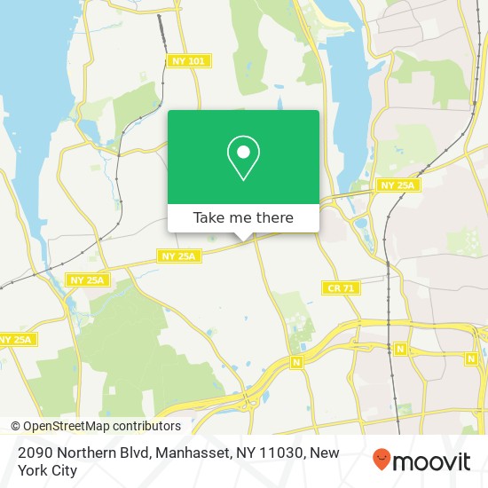 2090 Northern Blvd, Manhasset, NY 11030 map