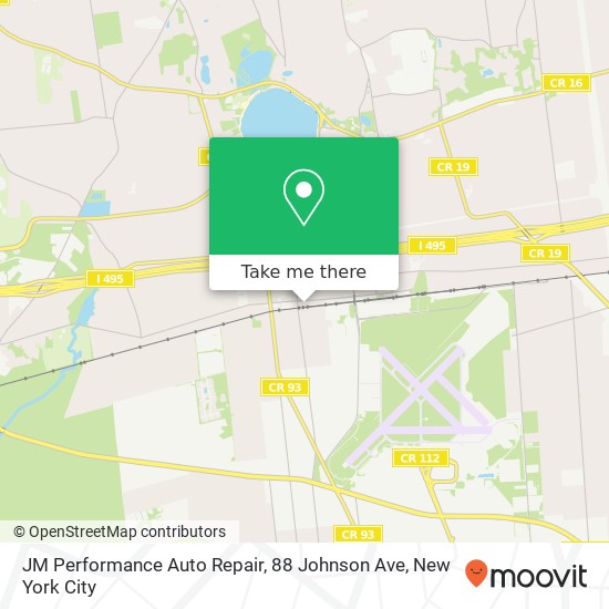 JM Performance Auto Repair, 88 Johnson Ave map