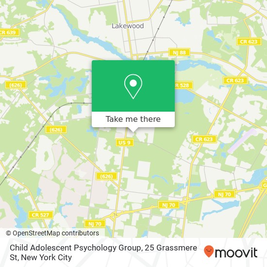 Child Adolescent Psychology Group, 25 Grassmere St map