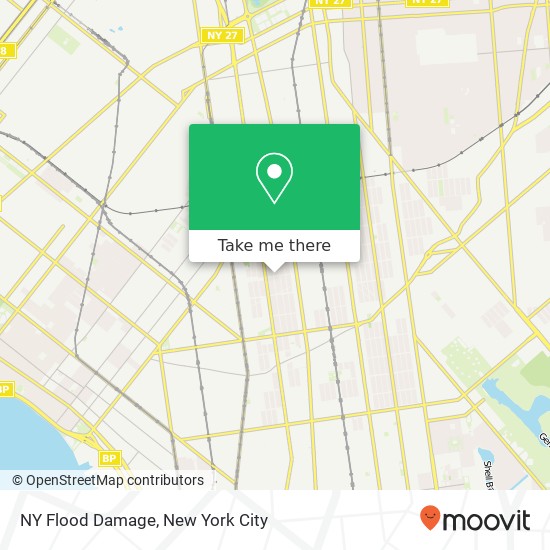 NY Flood Damage map