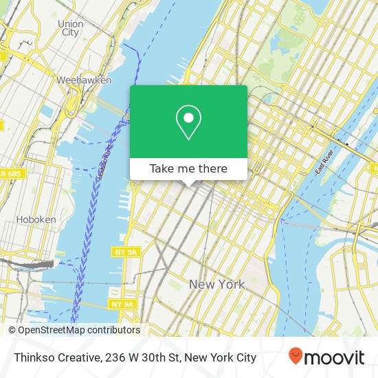 Thinkso Creative, 236 W 30th St map