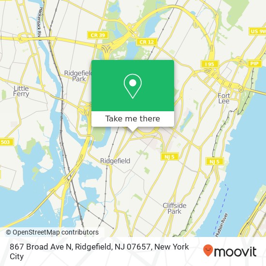 867 Broad Ave N, Ridgefield, NJ 07657 map